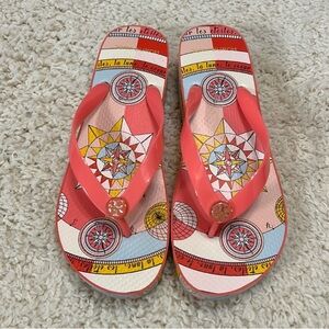 Flip Flop not sure if authentic the size see ruler next to the sandal length